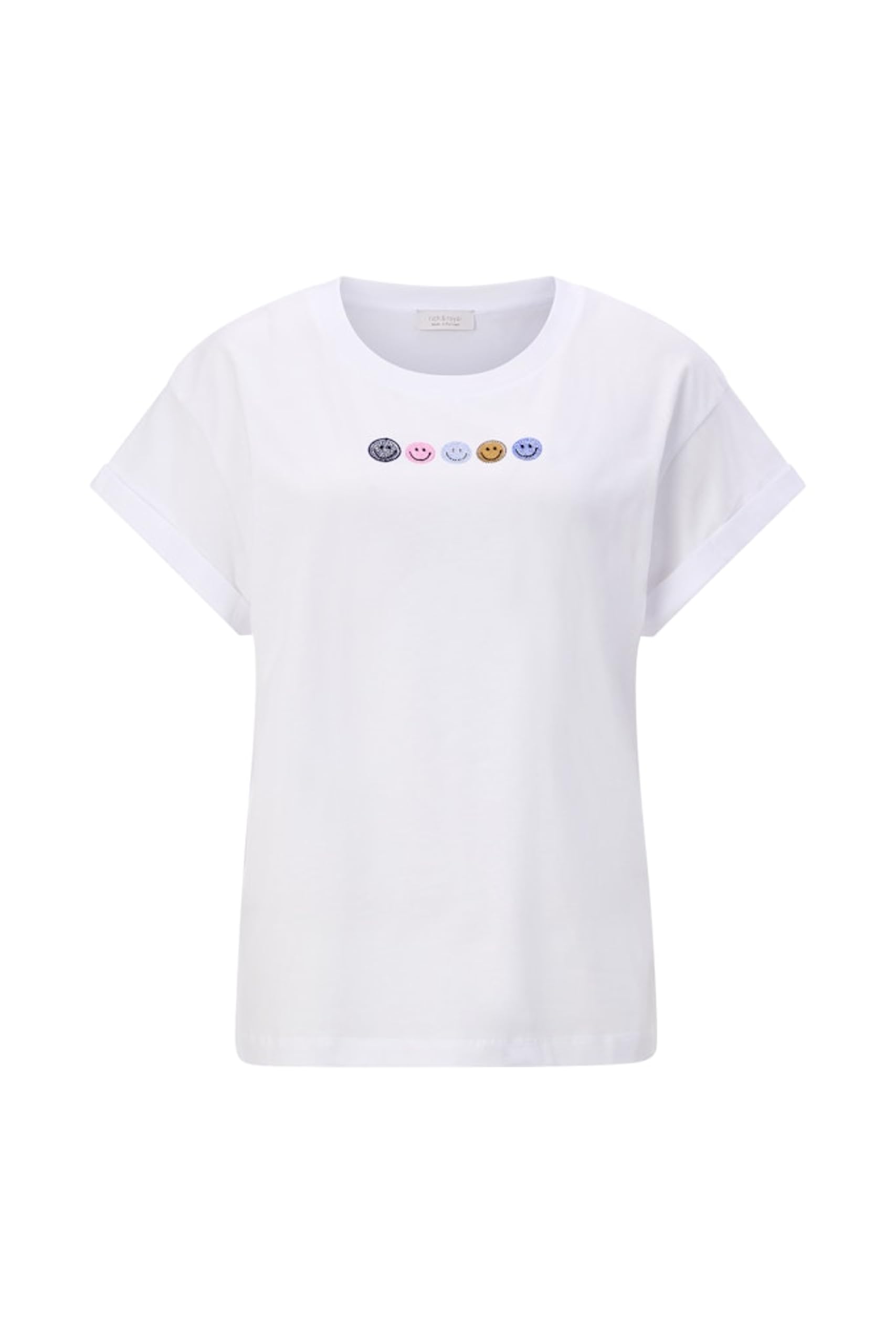 RICHROYAL T-Shirt mit Print Boyfriend Sparkle Organic Shirt