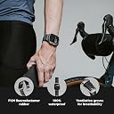 UniqTry Rocky Point Adventurous Rugged Silicone Watch Strap Band Compatible with 42/44 / 45/46 / 49mm Bands With Titanium Metal Buckle For Apple Watch ultra 3 2 11 10 9 8 7 6 5 4 SE 3 - Off White gallery image