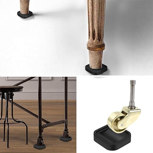 Miniatura 3 de Copasprotectores de suelo para ruedas de muebles, tazas de silicona antideslizantes son ideales para muebles de ruedas pequeñaspatas de muebles y