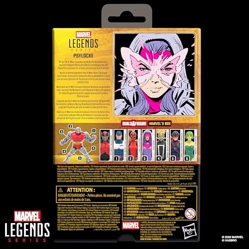 Marvel Legends Series Psylocke, X-Men Comics Collectible 6-Inch Scale Action — view 12