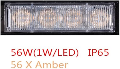 Miniatura 5 de Corp - Baliza de emergencia multifunción de 30 pulgadas, 56 LED, barra de luz para techo y 12 x 10 LED ultra delgada, lámpara intermitente para