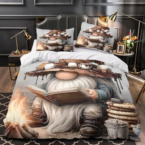 Housse de couette girafe 260x220 cm en microfibre ultra douce parure de lit 3D - 2