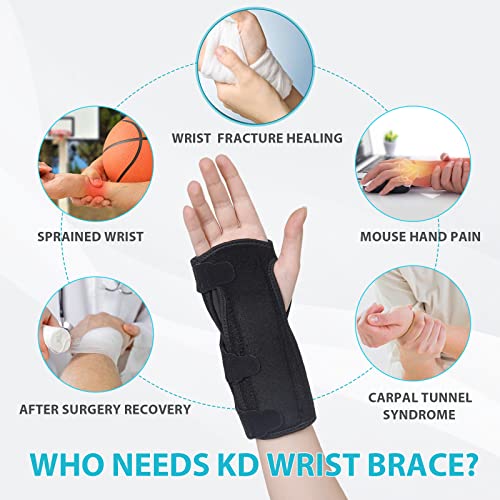 Kd Carpal Tunnel Wrist Brace: Night Wrist Sleep Support Brace Relief For Tendonitis, Arthritis Pain, Latex-Free Hand Brace Wrist Splint, Fits Left Or Right #TOP5