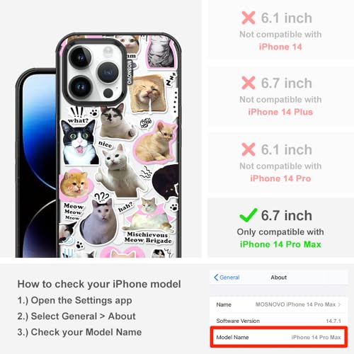 Coque iPhone 14 Pro Max MagSafe avec chats mignons pour les créateurs - 2
