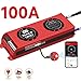DALY Smart BMS LiFePo4 16S 48V 100A PCB Battery Management System with UART Communication Bluetooth Battery Monitoring Module and Cooling Fan for Power Converter Inverter