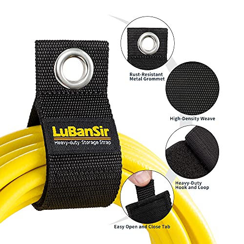 Lubansir MRLU-MST-03 9 Pack Extension Cord Holder Organizer, 13-Inch Heavy Duty Storage Straps thumb #2