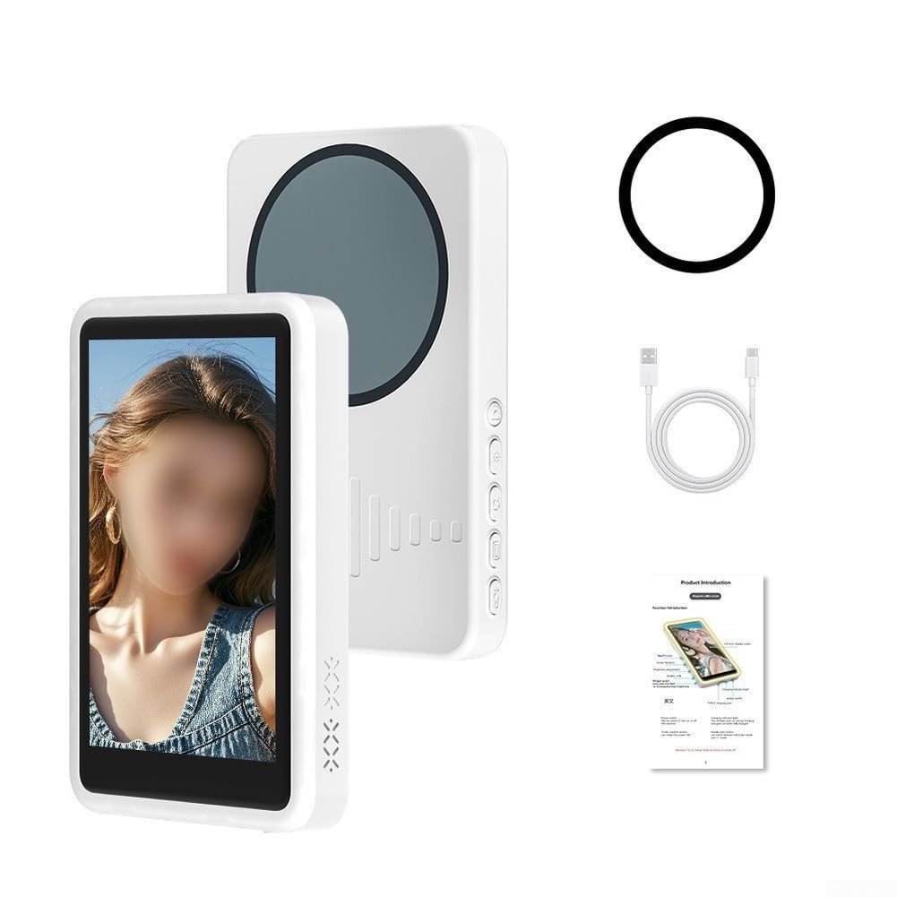 Specchietto retrovisore per telefono, 11 cm, strumento live streaming