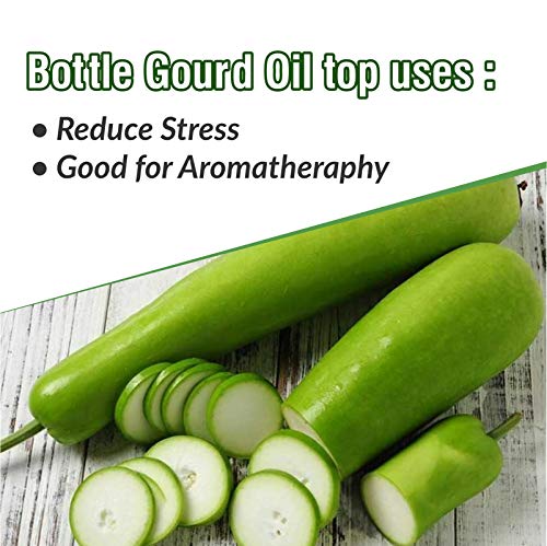Image of B-URBAN Bottle Gourd (Lagenaria Siceraria) Oil|100% Pure & Natural Undiluted Essential Oil Organic Standard For Skin & Hair |Therapeutic Grade, Reduces Hair Frizziness,Tackles Premature Aging-30ML
