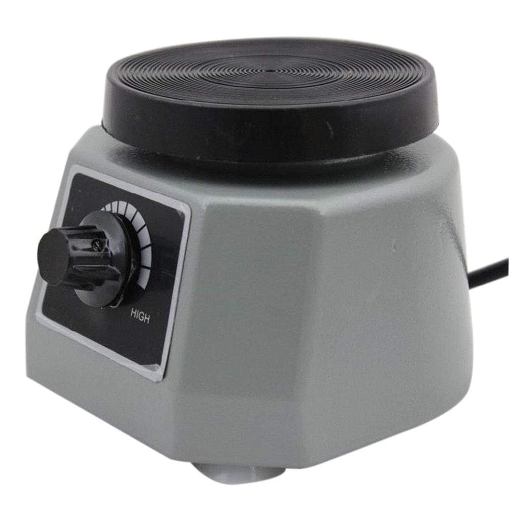 100W Elektrisch Gipsrüttler Rüttelplatte, 4'' Round Dental Lab Oszillator Runder Gipsrüttler Dental Gipsrüttler Lab Equipment Vibrator Dentallabor