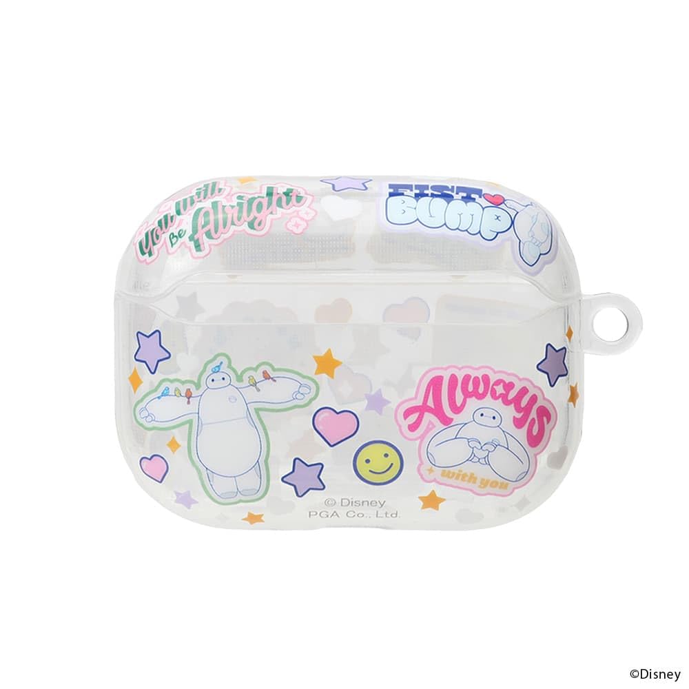 キャラクター デザイン AirPods Pro3 用 TPU ソフトケース ディズニー ベイマックス PG-DAPP3TP05BAY