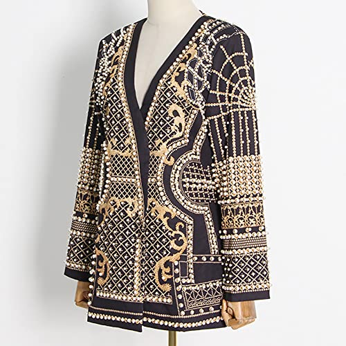 Women's Suit Blazer Jacket for Party Dinner Prom,Outfits Wedding Party Dress Long Sleeve V-Neck Office Work Jacket2