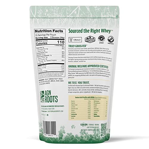 Agn Roots TGF001 Grass Fed Whey Protein Powder Isolate thumb #1
