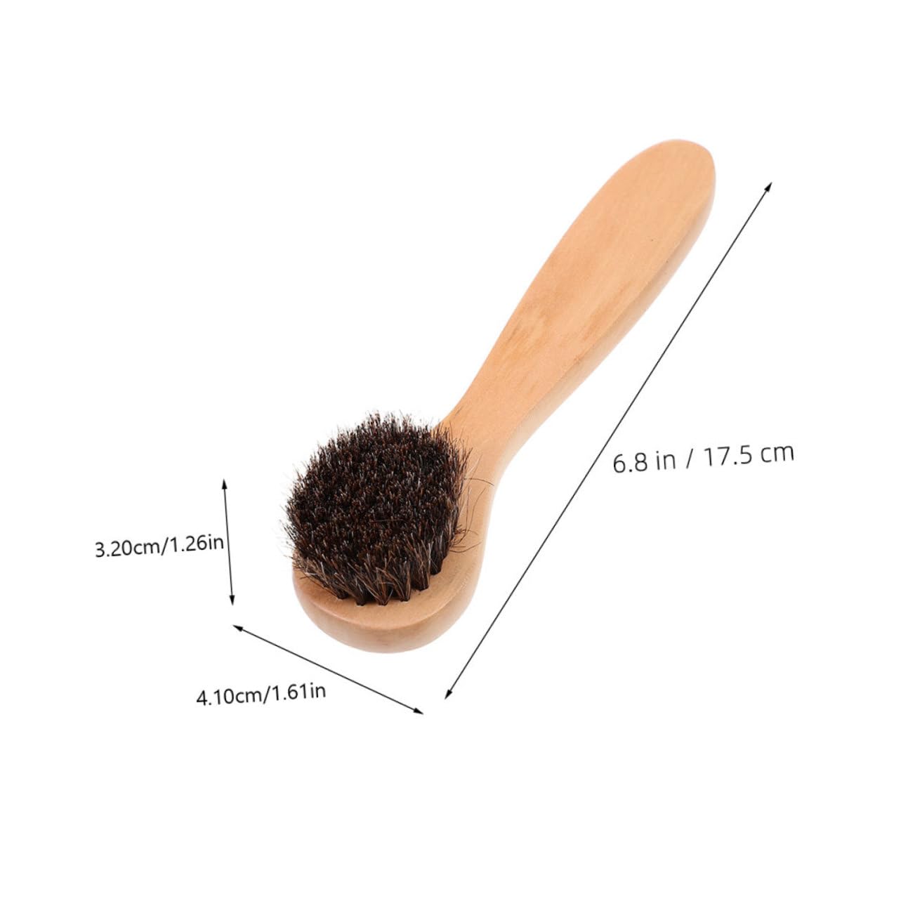 Didiseaon Facial Brush Exfoliator 3pcs Soft Bristle Face Cleaning Brush Wood Handle Men's Face Scrubber for Deep Cleansing and Skin Refinement