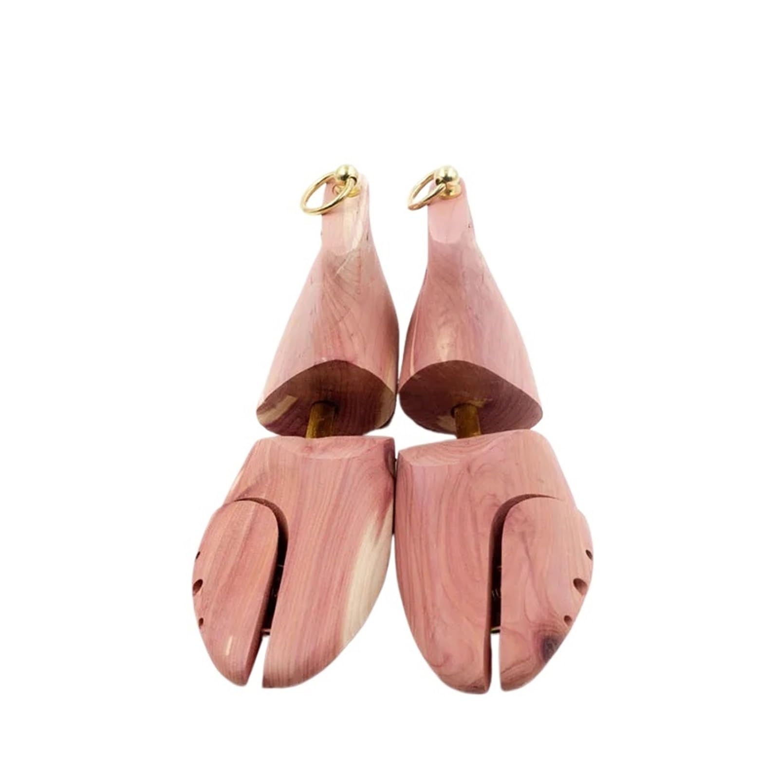 1 par de moldeadores de Zapatos Ajustables de Madera roja for Hombre, Soporte for árbol de Zapatos, Dispositivo expansor de Botas Adecuado para Botas O Zapatillas De Deporte(EU 41 42)