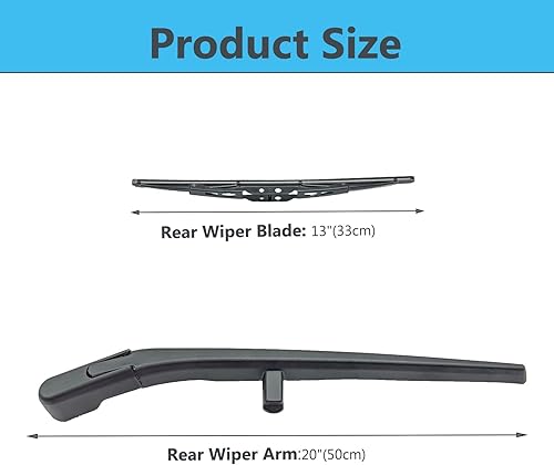 Miniatura 3 de Reemplazo de brazo y cuchilla de limpiaparabrisas trasero para Jeep Liberty 2008-2012, estilo original de fábrica, 13 pulgadas, 1 paquete