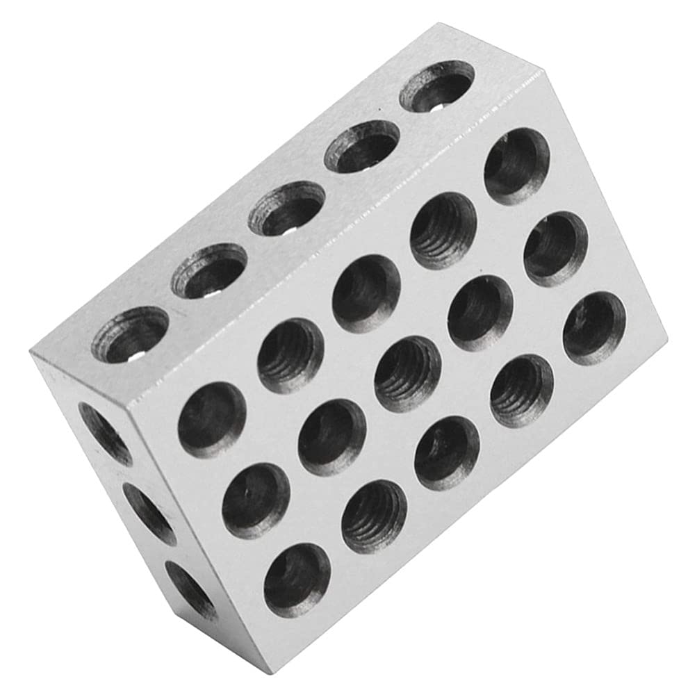 Baluue 23hole Parallel Pad Vise for Milling Machines Precision Ground Flat Contours Block Easy Installation Stress-relieved Design for Machinist Applications-picture-22