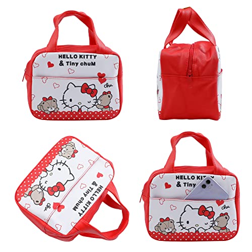 Anime Kitty Lunch Box Bag Kitty Cat Lunch Holder Layer Insulated Lunch Cooler Bag For Women Girl Work Picnic (Lb Kitty Cat) #TOP4
