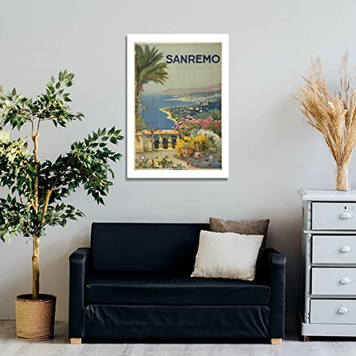 Poster de voyage Sanremo de qualité galerie d'art grand format - 3
