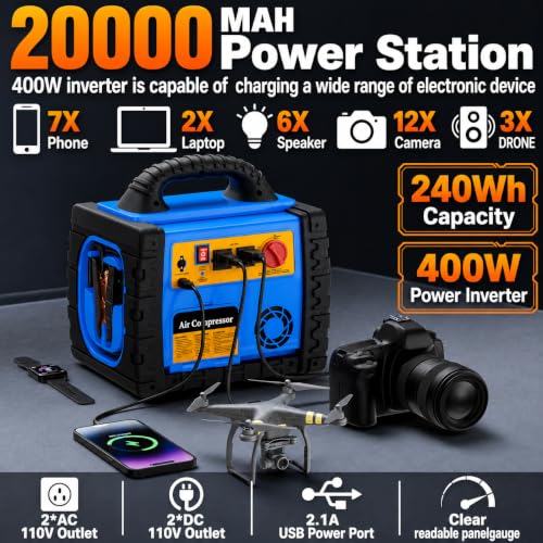 1800A Jump Starter with 400W AC Outlet