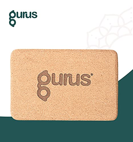 Gurus Seed Cork Yoga Block, Natural Cork Block, Cork Yoga Block For Support And Flexibility, Eco-Friendly, Sustainable #TOP6
