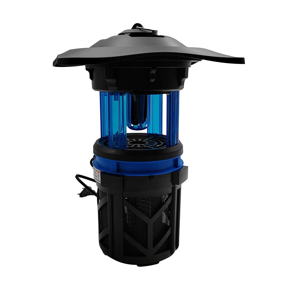 TERRE JARDIN Lampe piège à moustiques et Insectes Volants LED Bleue 50 m²