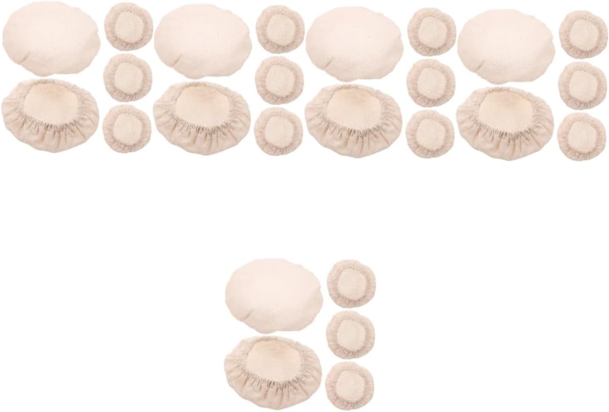 PRETYZOOM 25pcs Lids for Rising Jar Lid Sourdough Proofing Basket Jar Cloth Cover
