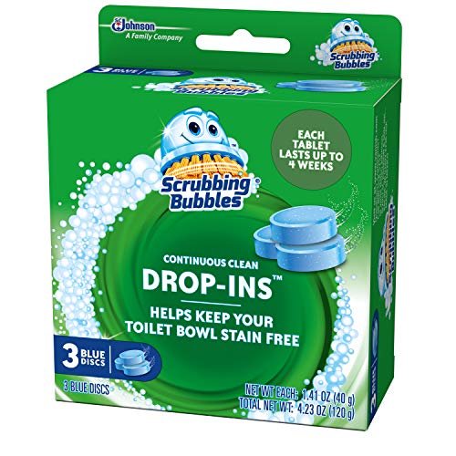 image for Scrubbing Bubbles Continuous Clean Drop-Ins Toilet Cleaner Tablet, Rep
