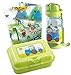 Produktbild HABA Brotdose und Trinkflasche Traktor Geschenkset Kiga Schulstart Butterbrotdose Kinder Trennfach