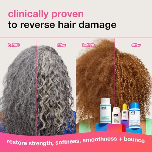 K18 Leave-In Molecular Repair Hair Mask, Patented, Lasting Repair For Dry, Frizzy, Damaged Hair, Reverse Damage In 4 Minutes From Bleach, Color, Chemical Services + Heat - Image 4
