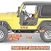 u-Box Wrangler Side Step Bar Running Boards, 5.27-inch Drop Down Tubular Nerf Step w/Non-Slip Pad for 1997-2006 Jeep Wrangler TJ (Excluding Unlimited)
