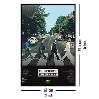Close Up Poster Beatles Abbey Road Tracks (61cm x 91,5cm) + Un Joli Emballage Cadeau – Image 5