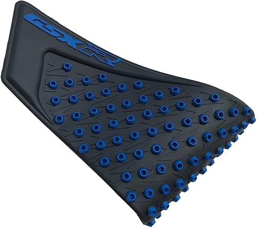 Miniatura 3 de Adhesivo de agarre lateral de tracción para depósito de combustible de gasolina azul compatible con Suzuki GSXR 600 750 2011-2019