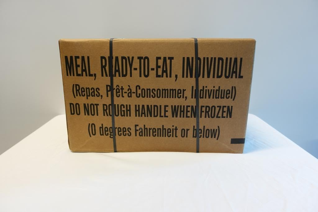 Food Dude 82nd Surplus Inspection US Meals Ready to Eat Military with Heater Box of Meals Full Meal 12 MRE Pack