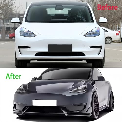 Alerón delantero Tesla Model 3 para personalizar la carrocería exterior 5