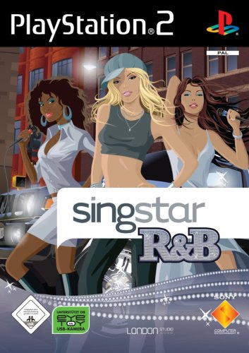 Playstation 2 - Konsole Black Slim + Singstar R&B inkl. Mikrofone