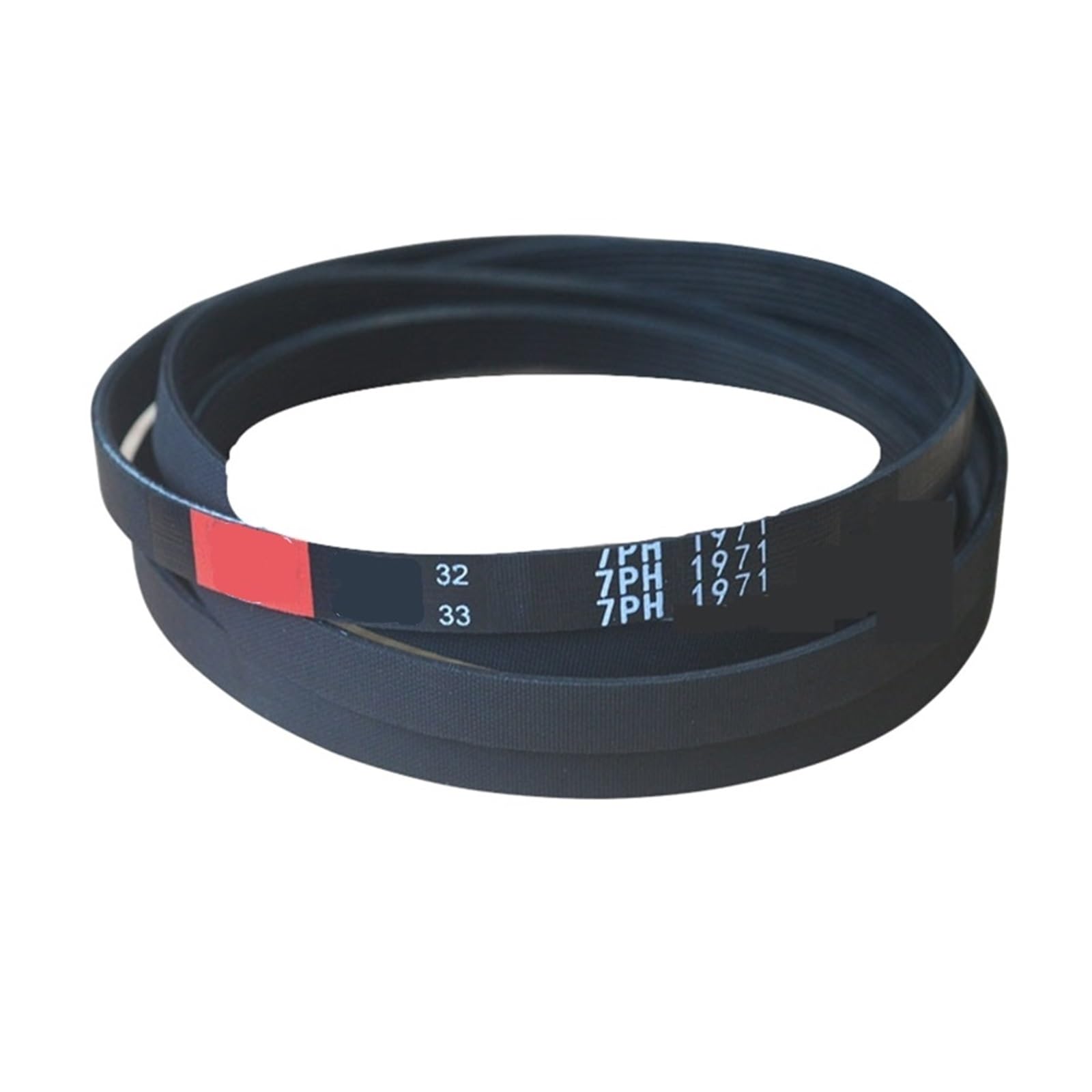 EEZII Rubber Washing Machine Transmission Belt Portable Dryer Drum Belt Part Numbers 7PH1971 Durable Dryer Belt