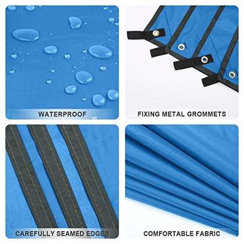 Lona de acampamento giratória à prova d 'água, pegada de barraca multifuncional para acampamento, s