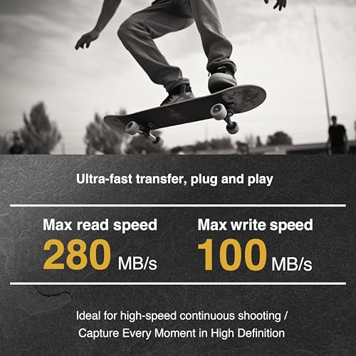 Image of SUNEAST Ultimate Pro 64GB SDXC UHS-II Memory Card - Up to 280MB /s, 100MB /s Write, V60, C10, U3, High Speed SD Card for 4K UHD 60fps Video, DSLR and Camera