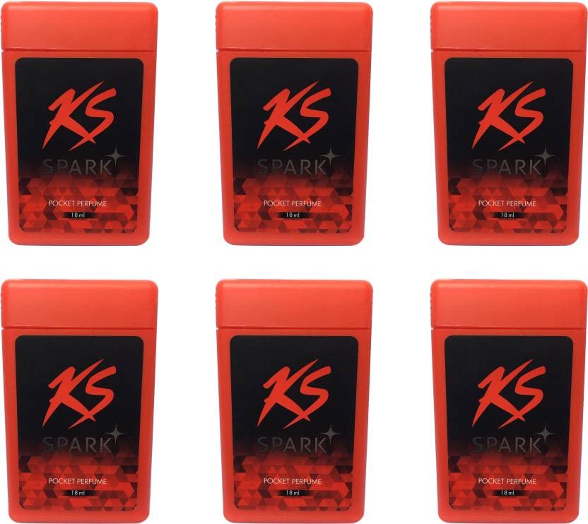 Kamasutra SPARK POCKET PERFUME (PACK OF 6) Pocket Perfume - For Men & Women (18 ml, Pack of 6)