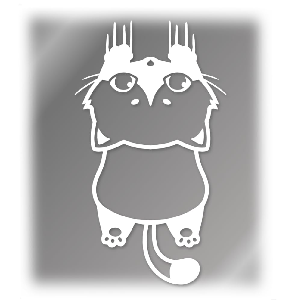 Amazon.co.jp: 【たみ屋】 ずり落ち猫 カッティングステッカー 色と