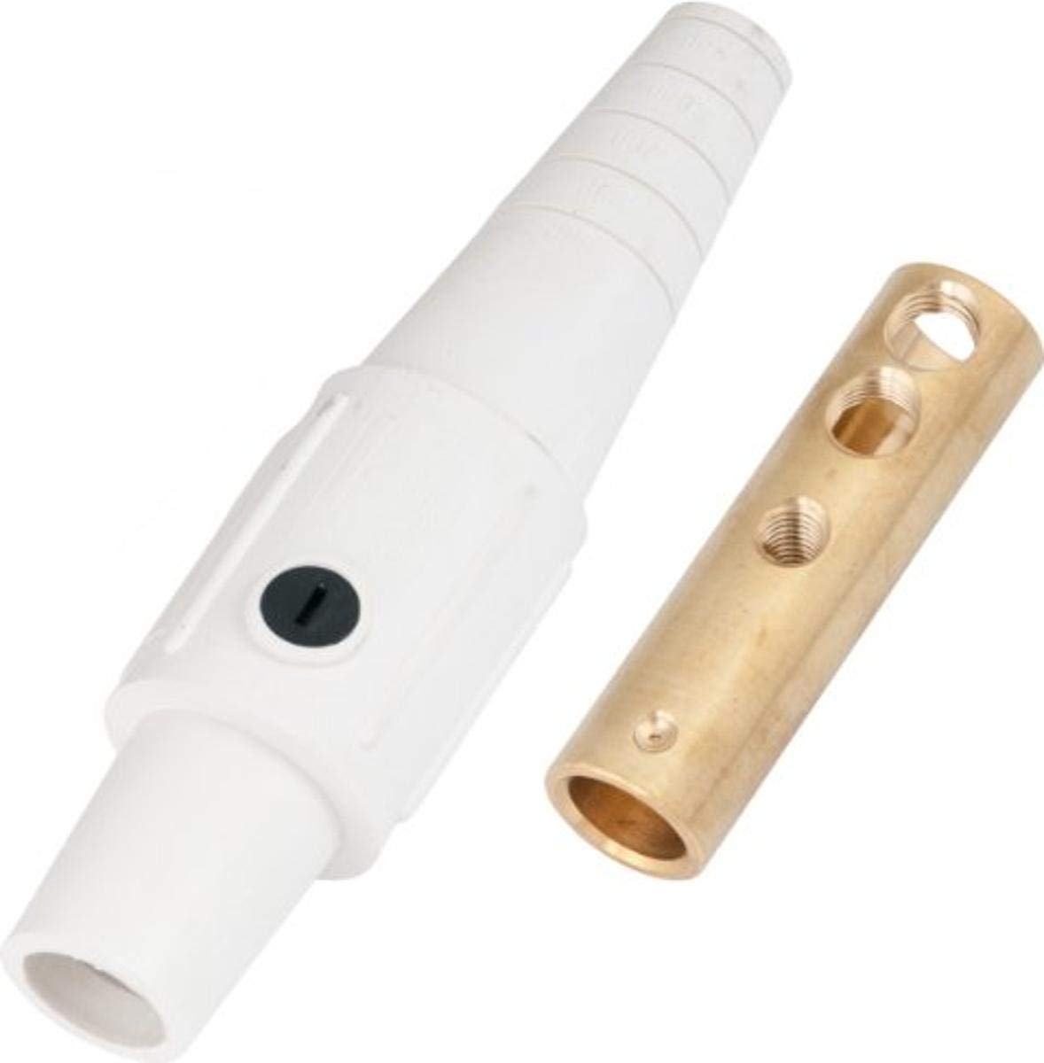 2/0-4/0 WHITE FEMALE CONN 600V/400A 1P1W CAM-Style plug