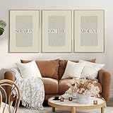 Décoration murale avec verset de la Bible sur toile, cadre non inclus. Les décorations murales religieuses sont fabriquées à partir de toile de haute qualité et de peinture en aérosol, sûre et non toxique.