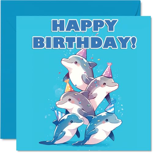 Cartes anniversaire dauphin anglais