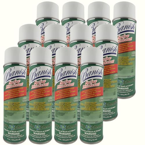 Banish Disinfectant Spray-Case of 12
