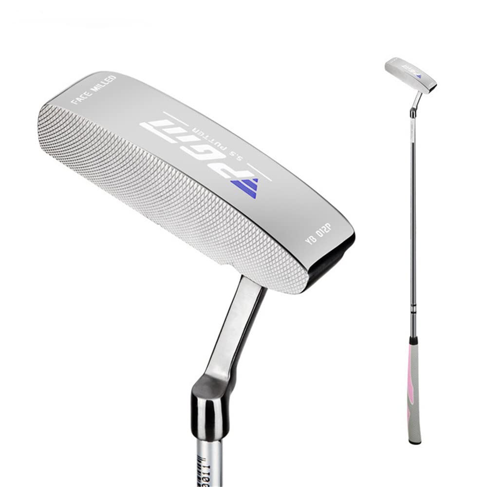 Putter de golf para zurdos para mujer, ejercitador, entrenamiento, hoja de golf, putter deportivo, barra de empuje para mujer