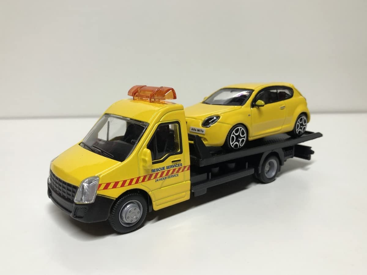Amazon | Bburago 1/43 トランスポーター イエロー Alfaromeo