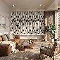 PVC Acoustic Wall Panels, Geometric Sound-Reducing Panels with Built-in Acoustic Layer, 23.6 × 47.2 Inches, 4 Panels per Box, Modern Decorative Wall Panels (Grey) (Natural)