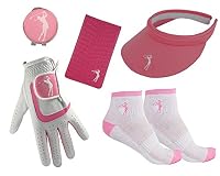 Mercia Golf Lady Golfers Deluxe Pink Gift Set (Large)