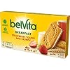 Kraft Belvita Strawberry Yogurt Crunch Pack of 8 (8 Boxes of 5 bars, Total 40 Bars)