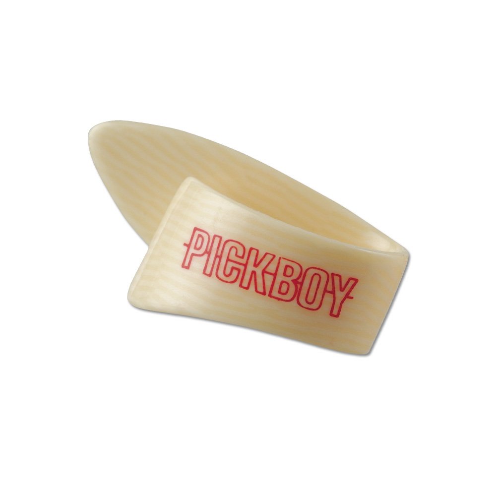 Pickboy Thumb pick, Ivory, Cellulose, 1.50mm, medium, 25 picks